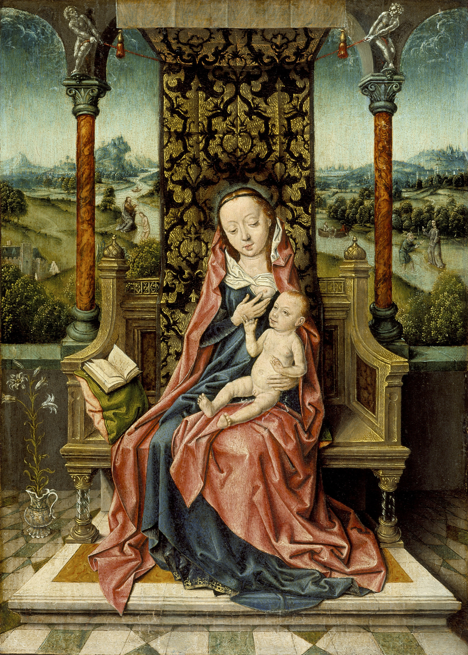 Madonna and Child Enthroned